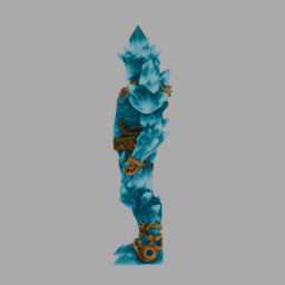CrystalMan SteamPunk 001 free 3D model preview