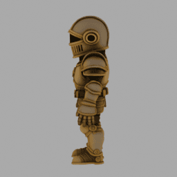 Steampunk Kight ToyStyle TPose 008 free 3D model preview