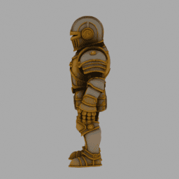 Steampunk Kight ToyStyle TPose 011 free 3D model preview