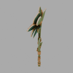 Steampunk Flower SomeColor 001 free 3D model preview
