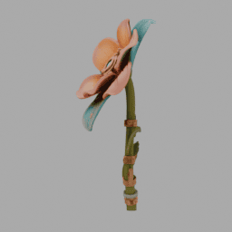Steampunk Flower SomeColor 002 free 3D model preview