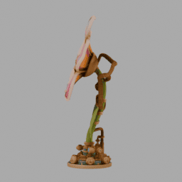Steampunk Flower SomeColor 007 free 3D model preview