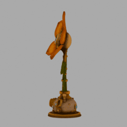 Steampunk Flower SomeColor 008 free 3D model preview
