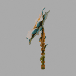 Steampunk Flower SomeColor 011 free 3D model preview