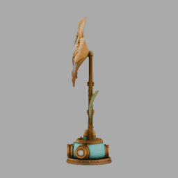 Steampunk Flower SomeColor 015 free 3D model preview
