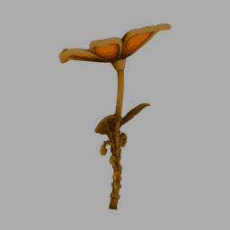 Steampunk Flower SomeColor 016 free 3D model preview