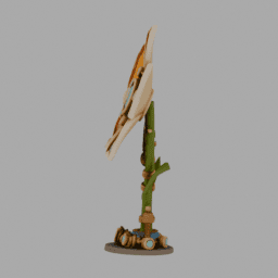 Steampunk Flower SomeColor 029 free 3D model preview