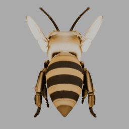 Steampunk Bee Mech 004 free 3D model preview