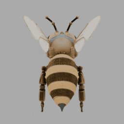 Steampunk Bee Mech 005 free 3D model preview