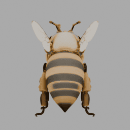 Steampunk Bee Mech 009 free 3D model preview