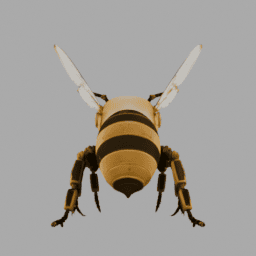 Steampunk Bee Mech 012 free 3D model preview
