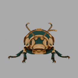 Steampunk Beetle 003 free 3D model preview