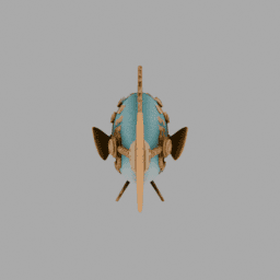 Steampunk Fish SomeColor 003 free 3D model preview