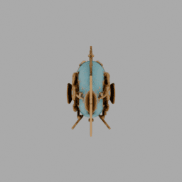 Steampunk Fish SomeColor 006 free 3D model preview