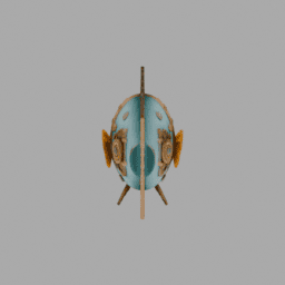 Steampunk Fish SomeColor 011 free 3D model preview