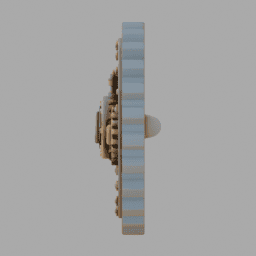 Steampunk Gear Object 004 free 3D model preview