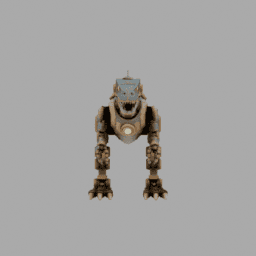 Steampunk Machine Dinosaur Robot 010 free 3D model preview