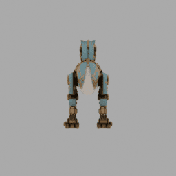 Steampunk Machine Dinosaur Robot 017 free 3D model preview