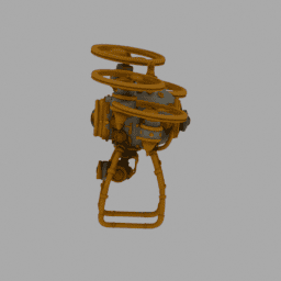Steampunk Drone SomeColor 001 free 3D model preview