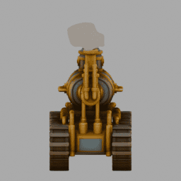 Steampunk SteamTank 015 free 3D model preview