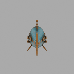 Steampunk Mecha Fish Submersible Somecolor 008 free 3D model preview