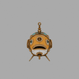 Steampunk Mecha Fish Submersible Somecolor 009 free 3D model preview